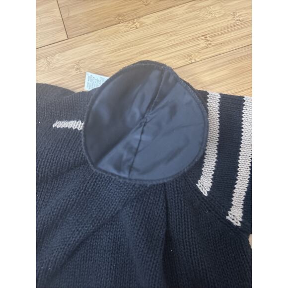 Silk/Cotton Striped Soft Knit Sweater Timeless Basic Sz L - Picture 7 of 7